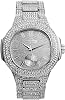 Charles Raymond Bling-ed Out Oblong Metal Mens Color on Blast Watch - 8475Color