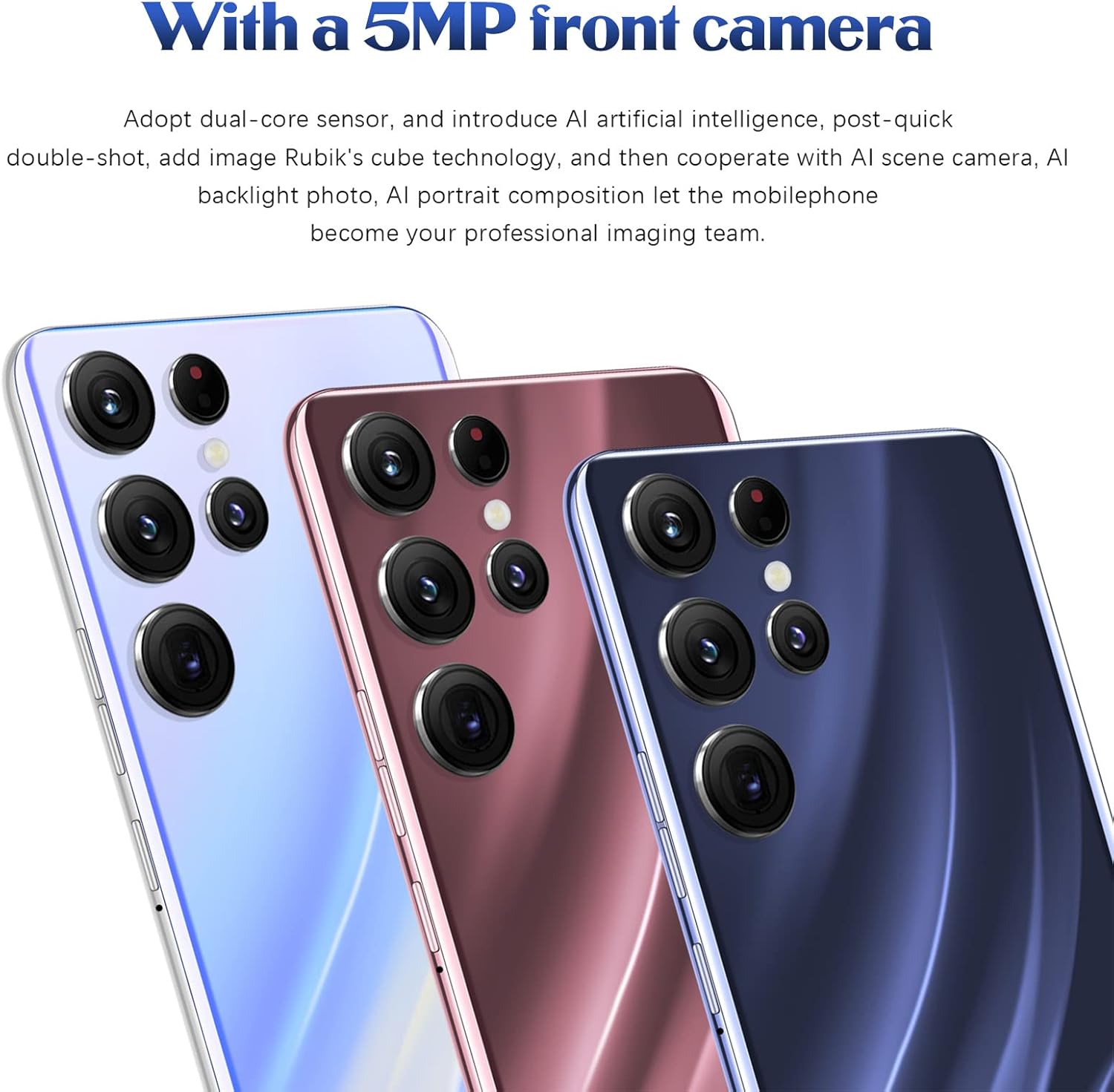 tuore smart phone 6 4 inch hd screen mobile phone silver 6000mah 100 240v battery for sms us plug