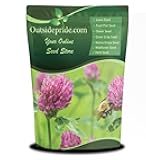 Outsidepride Perennial Red Clover Seeds - 2 lbs. Self-Seeding, Nitrocoated, Inoculated Clover Seeds for Lawn, Yard, Forage, Pasture, Hay, Nitrogen Fixation, Soil Improvement & Crop Rotation Programs