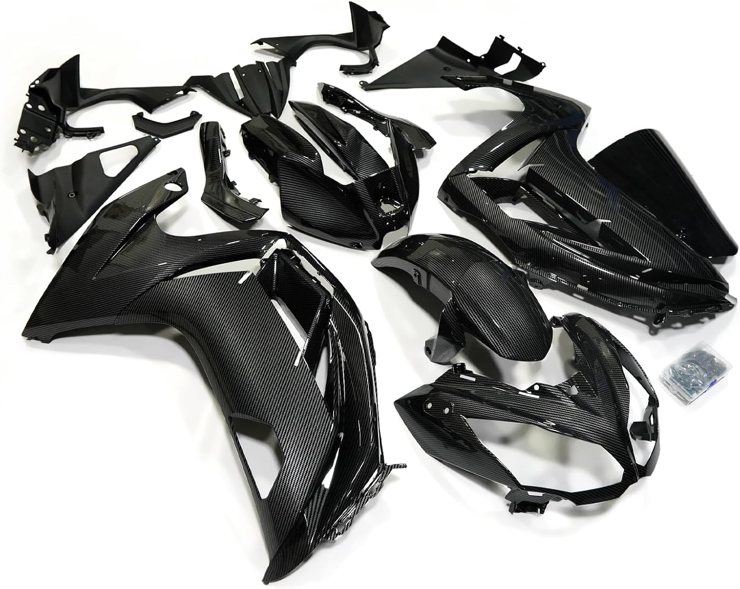 ZXMOTO Carbon Fiber Painted Motorcycle Fairings Kit Fit For Kawasaki Ninja 650 2012 2013 2014 2015 2016,EX650 EX650A EX650E EX650F