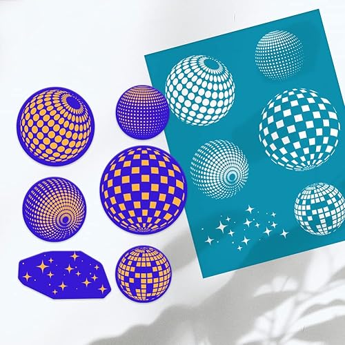 Miniatura 4 de OLYCRAFT Pantalla de seda de 4 x 5 pulgadas para arcilla polimérica, plantillas de arcilla, plantillas de arcilla reutilizables, plantillas de