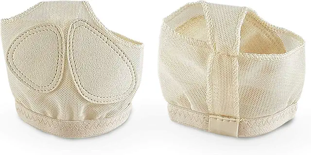 XL Yoga Anti-Slip Dance Feet with Lifetime Guarantee - Beige Art Suede Soles