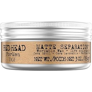 TIGI Bed Head for Men Matte Separation Workable Wax, 3 Ounce