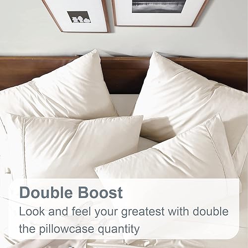 Miniatura 3 de Swift Home Juego de sábanas de microfibra Cal King de 6 piezas (incluye 2 fundas de almohada), cepillado ultrasuave, extremadamente duradero, fácil