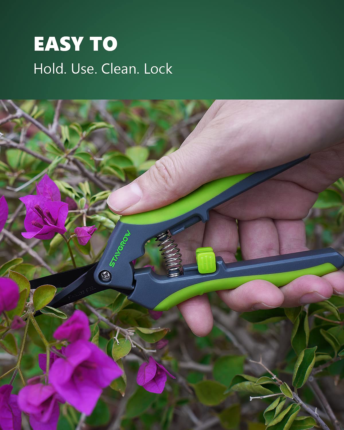 Garden Clippers, Gardening Tools Trimming Scissors For Cannabis For Flowers  For Grasses