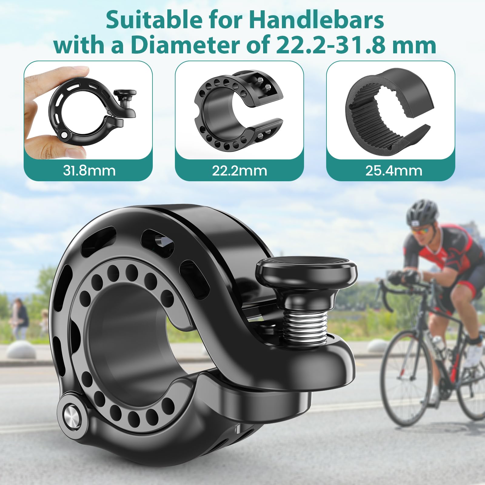 Amazon.com : Topcrown Bike Bell, Aluminum Alloy Bicycle Bells for