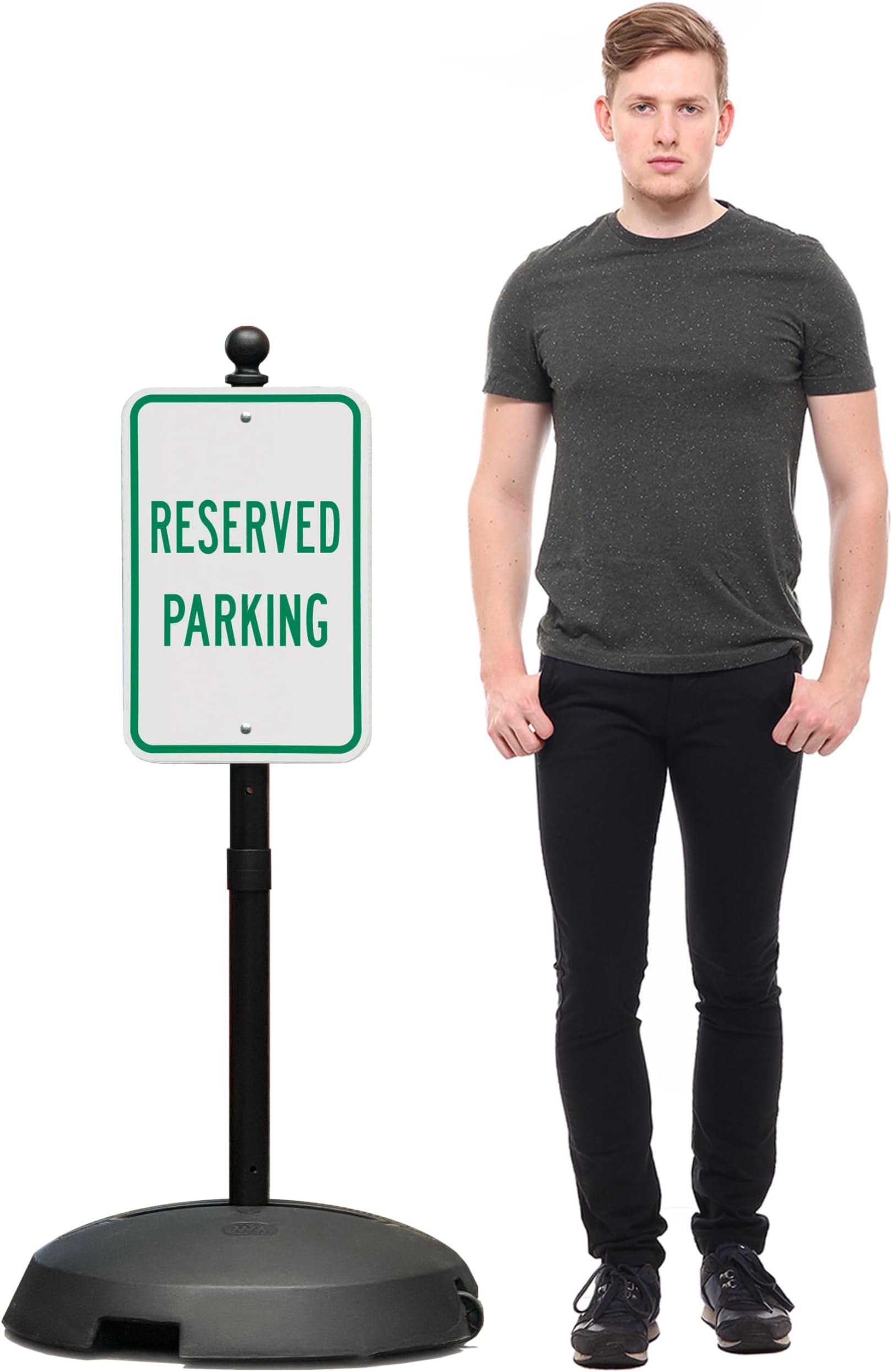 - Tip and Roll Portable Sign Pole