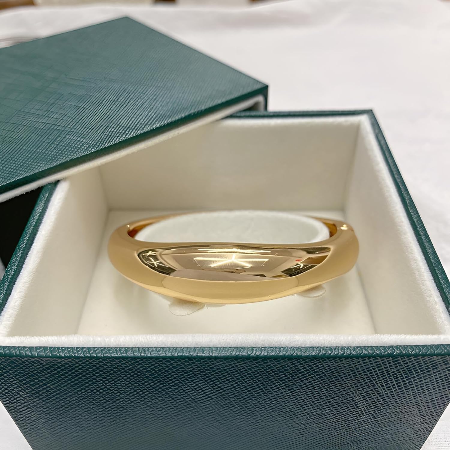 Miniatura 6 de TONLUYAX Gold Silver Bracelet Bangle for Women Men Cuff Bangle Chunky Bangles