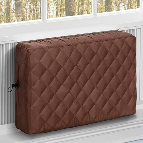 Vista 12 de KylinLucky Cubierta de aire acondicionado para ventana exterior, cubiertas de unidad de aire acondicionado para exteriores, 25.5 pulgadas de ancho x