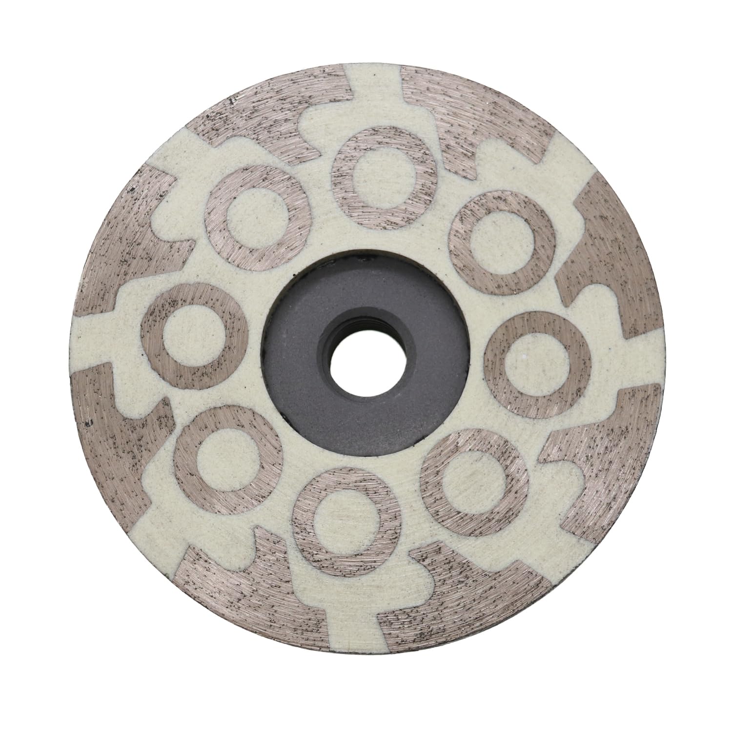 4" Flat Resin Filled Grinding Wheel, Diamond Cup Wheel with 5/8’’-11 Thread for Granite Marble Engineered Stone (Fine)