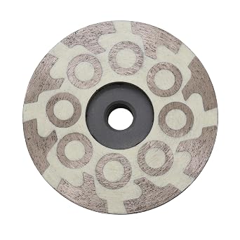 4" Flat Resin Filled Grinding Wheel, Diamond Cup Wheel with 5/8-11 Thread for Granite Marble Engineered Stone Fine