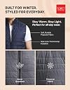 Scott International Winter Puffer Jacket | Sleeveless Water Repellent Quilted Padded | Lightweight Winter Wear | Mens Jacket | Men's Polyester Sleeveless with Pocket | Jackets for Men Stylish gallery image