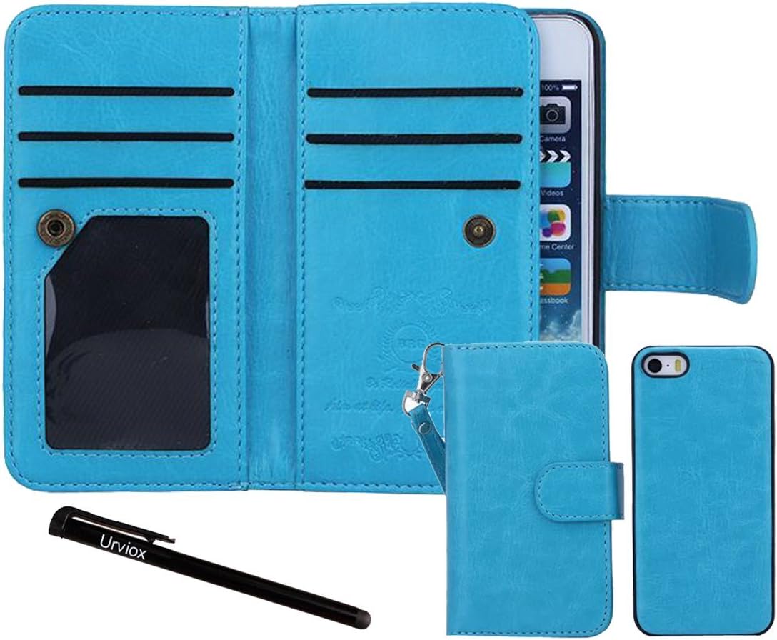Urvoix for iPhone SE Case, Wallet Leather Flip Card Holder