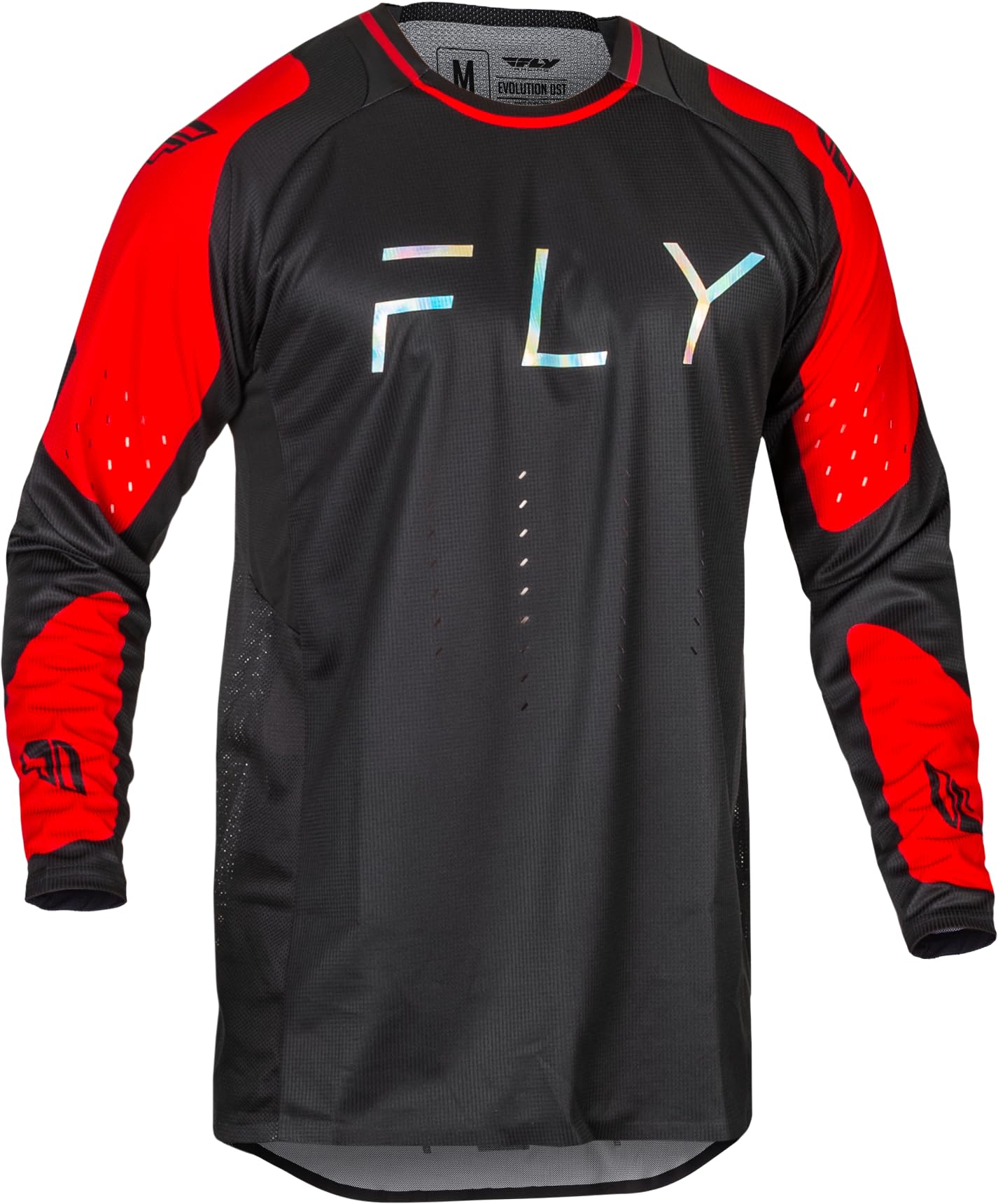 Fly RacingMen's Evolution DST Jersey (Black/Red, Medium)