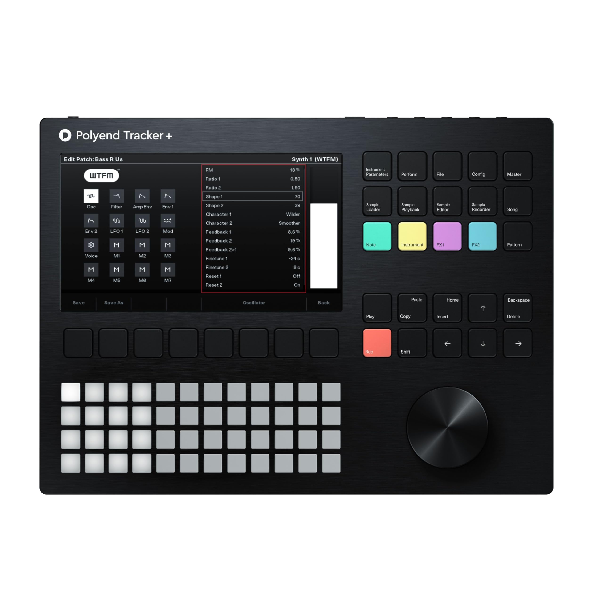 Amazon | Polyend Tracker+ 16トラックステレオサンプラー、ドラム