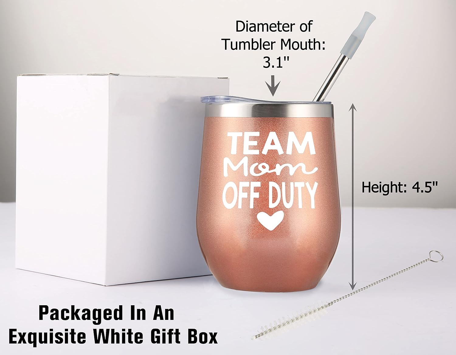 Mother's Day Gift-Team Mother Off Duty-Cheerleading,Coach Birthday Present-High School Coach-Cheer Mom-End Of Season-Team Mom-Baseball,Soccer Mommy-Sports Mommy-Christmas Gift-12oz Tumbler Mug - Image 7