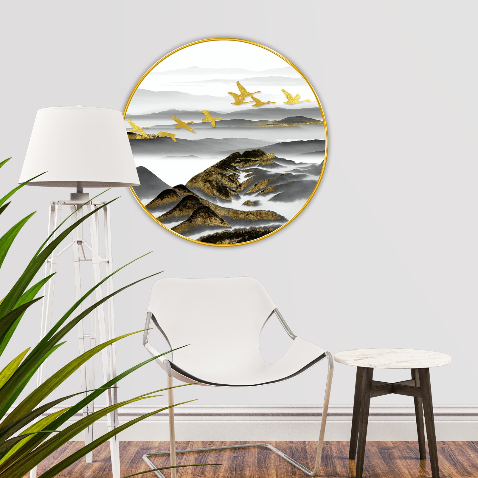 Livin'luxe Abstract Bird Painting - Modern Art -3