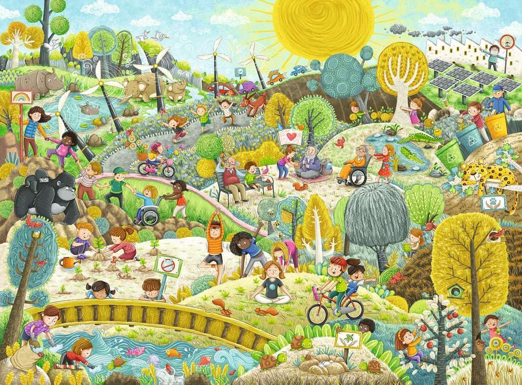 Ravensburger Gioco Creativo 25848 – Pittura A Numeri Con Gatto E Cane, Kit Completo Per Bambini Da 7 Anni