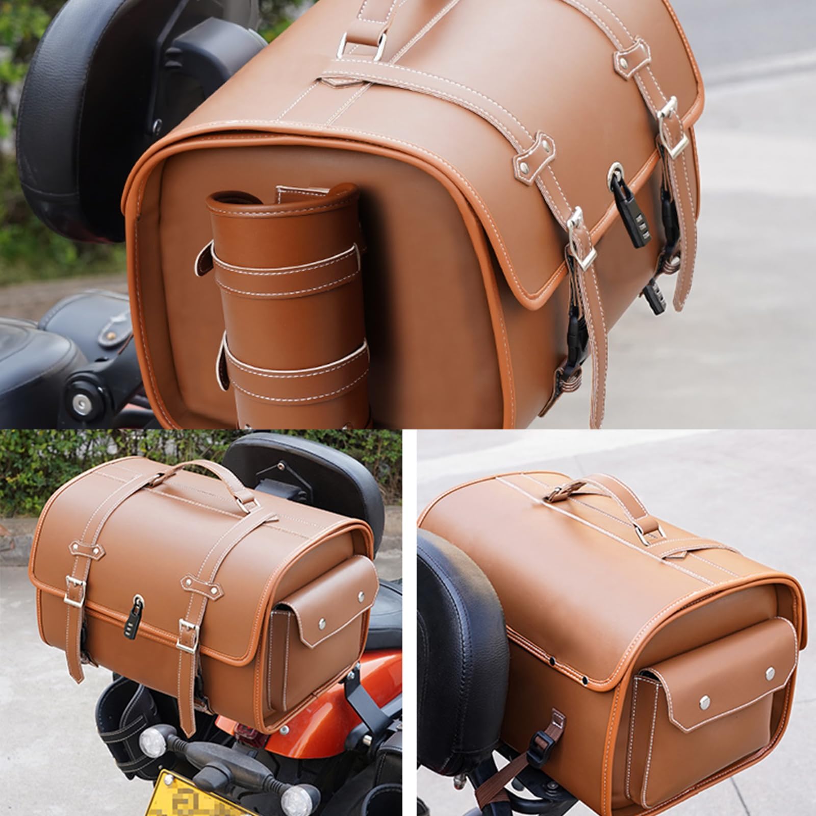Motorrad Hecktasche Für Harley Davidson Custom 1200