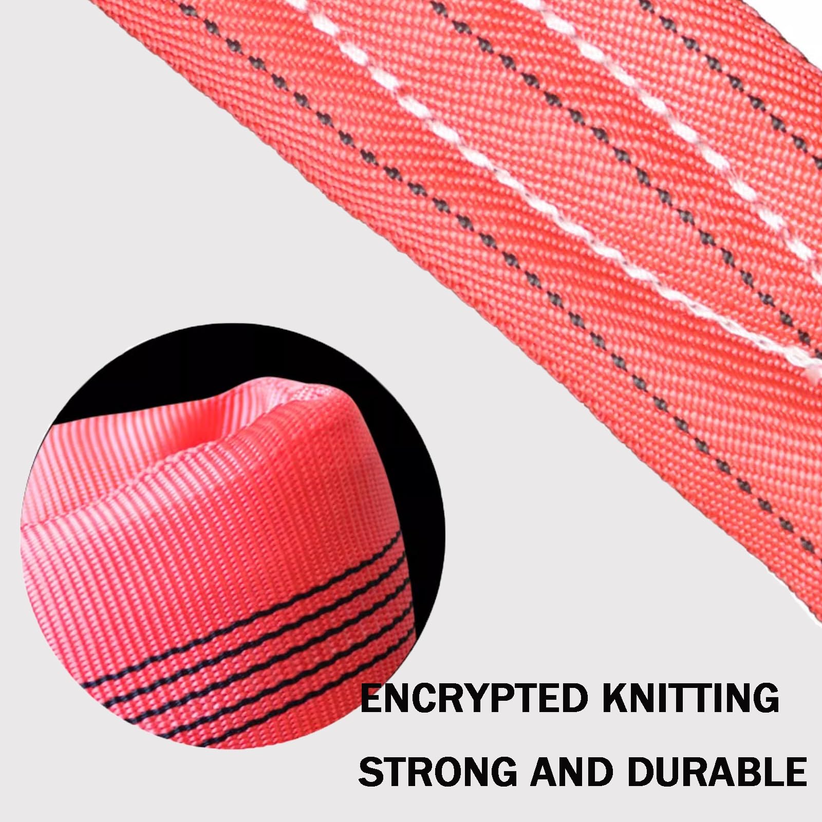 Cinghia Ad Anello Da 3000 Kg - Doppio Rivestimento, Lunghezza 4 Metri, Gialla