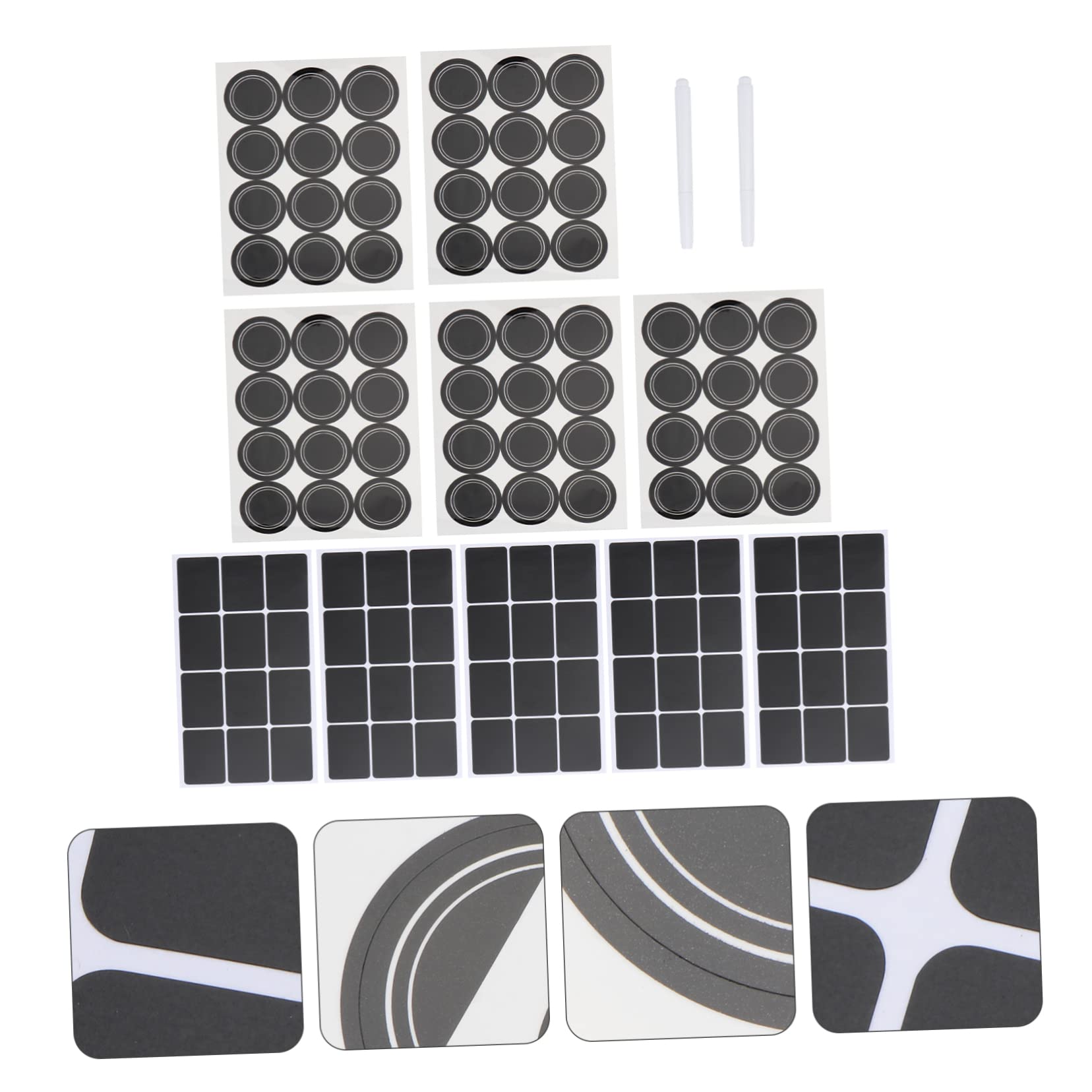VILLCASE 3 Set Di Adesivi Sigillanti Per Etichette Da Cucina Etichette Adesive Rotonde Non Necessita Di Colla Materiale Robusto Facile Da Staccare