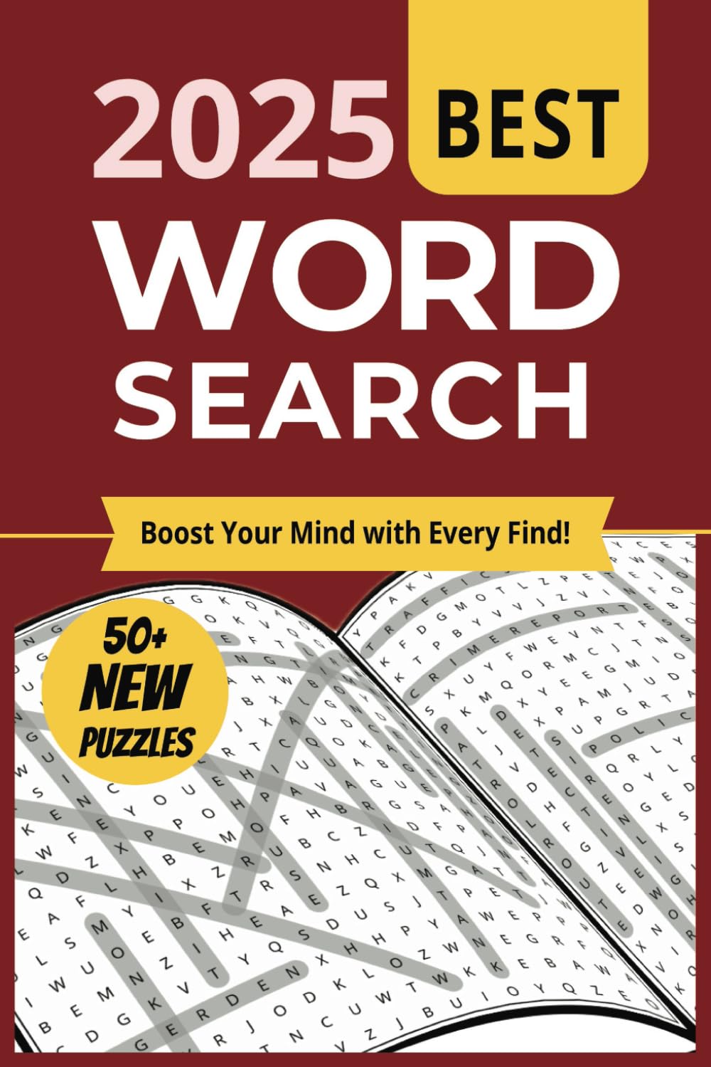 The Best 2025 Word Search Puzzle Book – Perfect Gift for All Ages!: Boost Your Mind with Every Find!