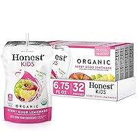 Vista 18 de Honest Kids Berry Good Lemonade, bebida de jugo orgánico, limonada de bayas, 6 onzas líquidas (paquete de 40)