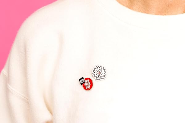 Red Nose Day 2026: Mr Doodle pin badges- On behalf of Comic Relief - 4