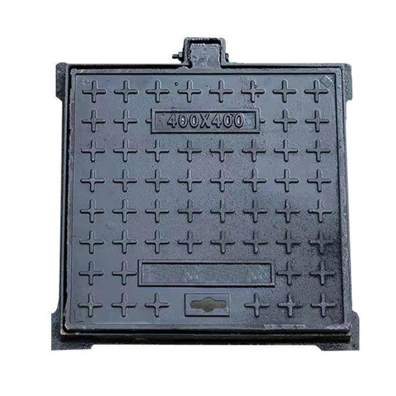 FCXWEVR Ductile Iron Drain Grate & Septic Tank Cover 28x28in AntiSlip Manhole Cover for Yard Ga Farm & PatioConcrete Floor Solut