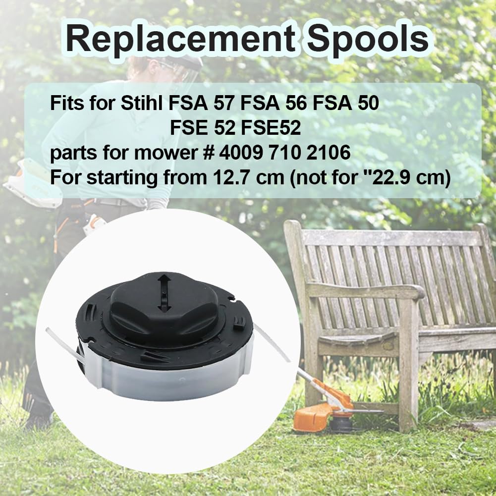 Bobina Repuesto Para Desbrozadora Stihl Autocut C3-2 - Compatible Con FSA 57, FSE 52