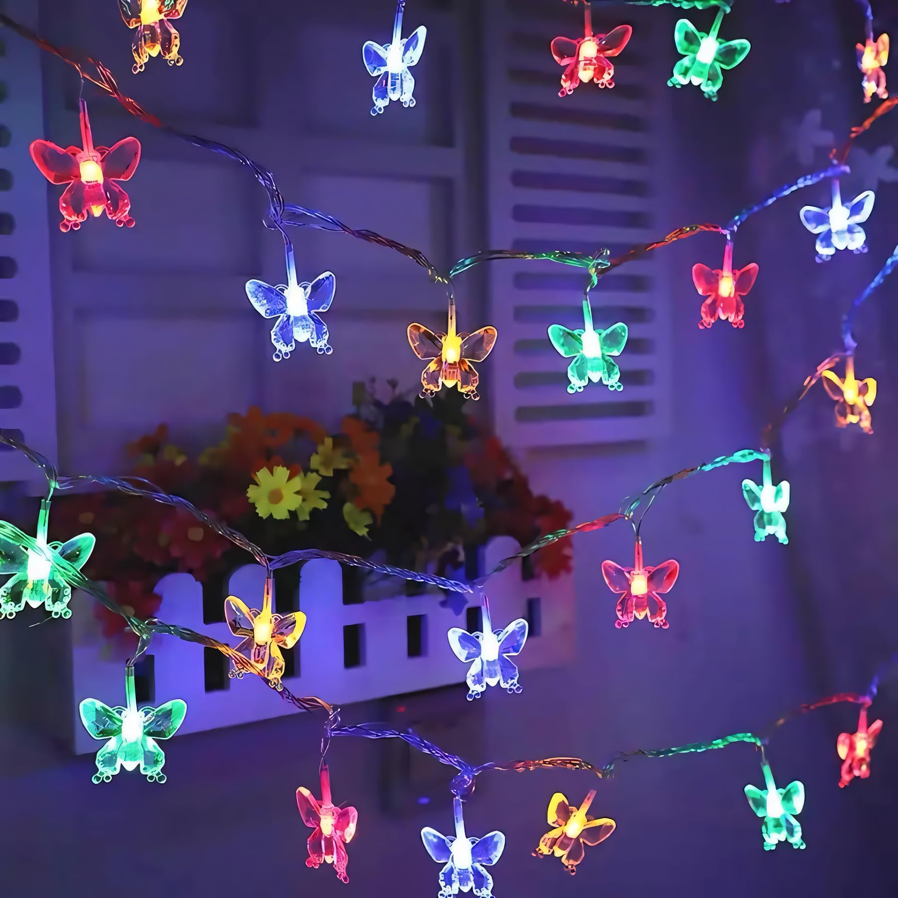 One94Store Plastic Butterfly Led String Fairy Light 14 Led 3 Meter Night Light For Home Decor, Cute Night Lights For Bedroom Decor, Led Light For Indoor, Outdoor Decoration (Multicolor, Plug-In) (B0CFYR7JZL) Amazon Price History, Amazon Price Tracker