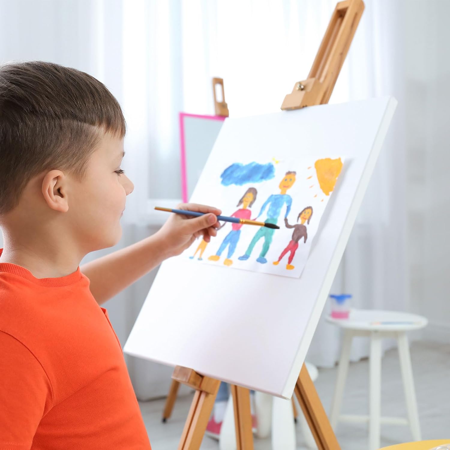 MECCANIXITY 6 Pcs Canvas Boards for Painting, 11 x 14 Inch Blank Flat Canvas Panels Art Painting Supplies White 100% Cotton for Acrylic Oil Watercolor Tempera Paint