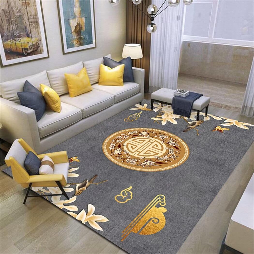 Tapis princesse rétro à motif imprimé simple et élégant