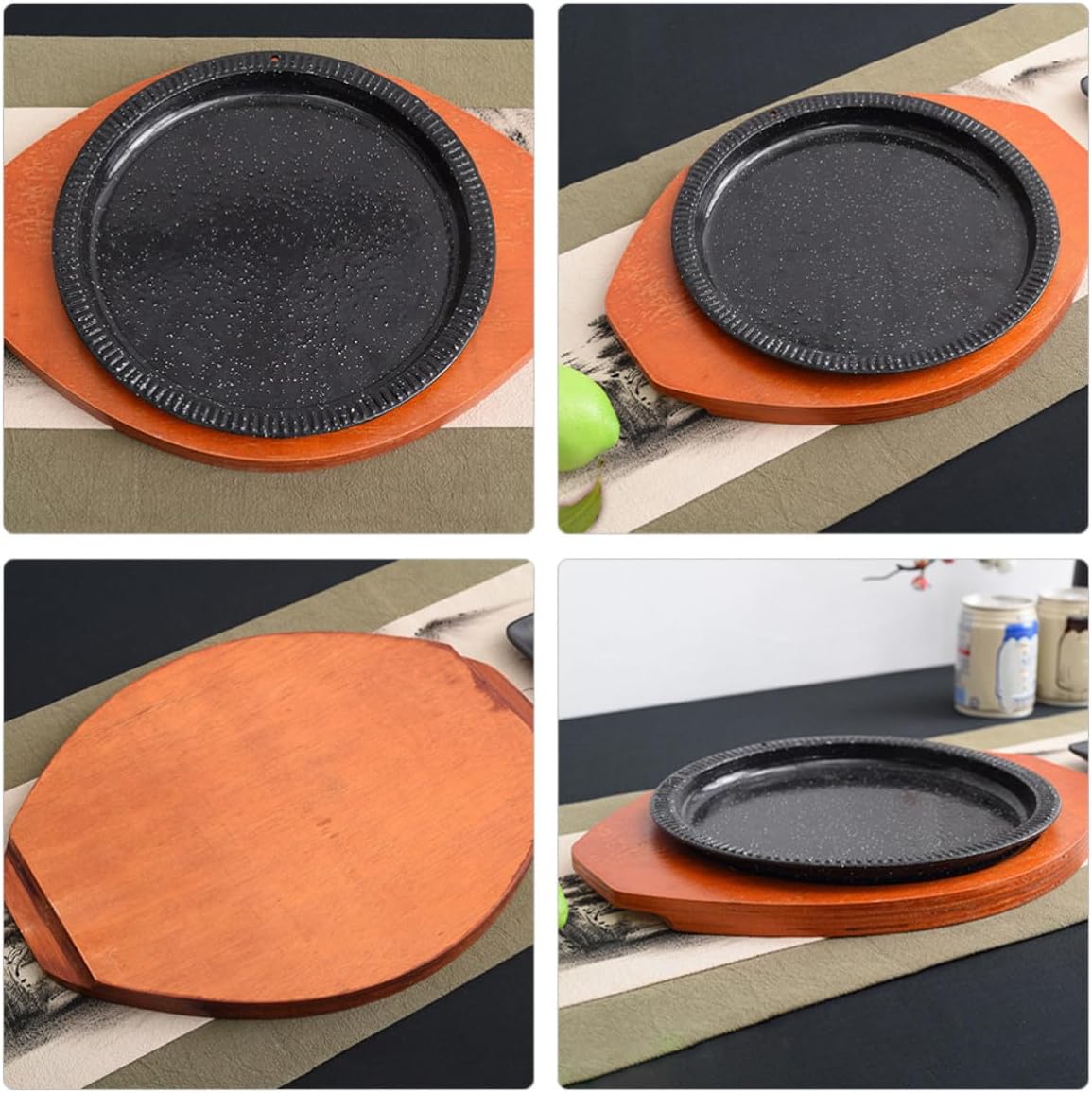 Wooden Coaster Heat Insulation Pad for Cups and Hot Dishes