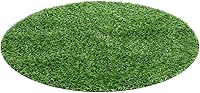 GOOHOCHY Artificial Grass Round Table Mat - Realistic 19.5" Green PVC Placemat for Weddings Parties Indoor Outdoor Dining