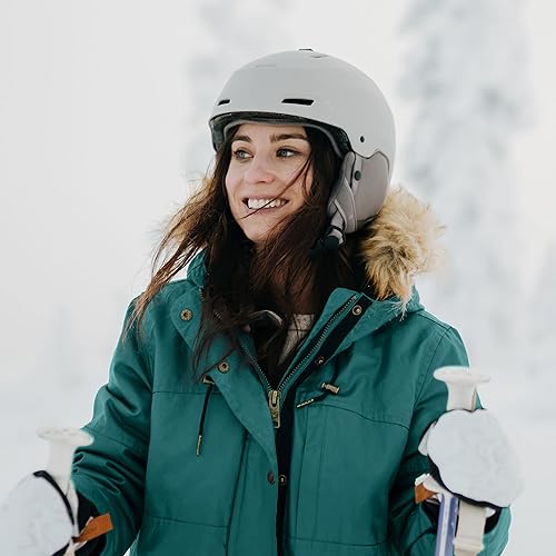 Miniatura 7 de Retrospec Zephyr Casco de esquí, casco de snowboard para adultos y jóvenes, ajuste ajustable con rejillas de ventilación transpirables para hombres,