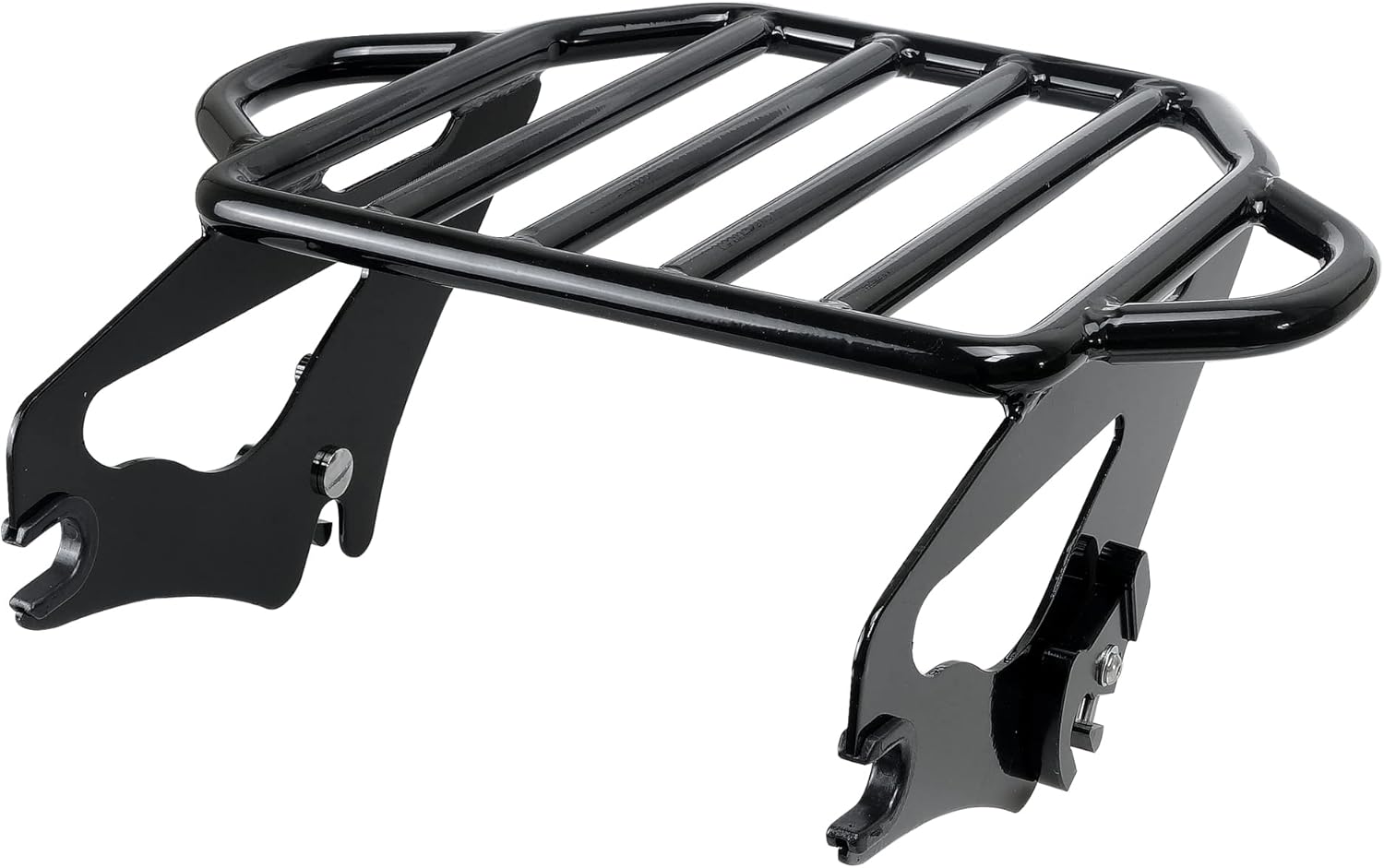 Detachable Luggage Rack 2-Up Mounting Rack Compatible for Harley Davidson Touring Road King Street Electra Glide 2009-2026 Black