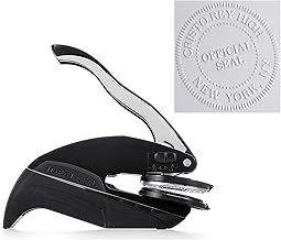 Sello de sello personalizado con logotipo personalizado Embosser de sello*-* Custom Logo Embosser Seal Stamp Your Own Design Personalized 1 x 5/8"