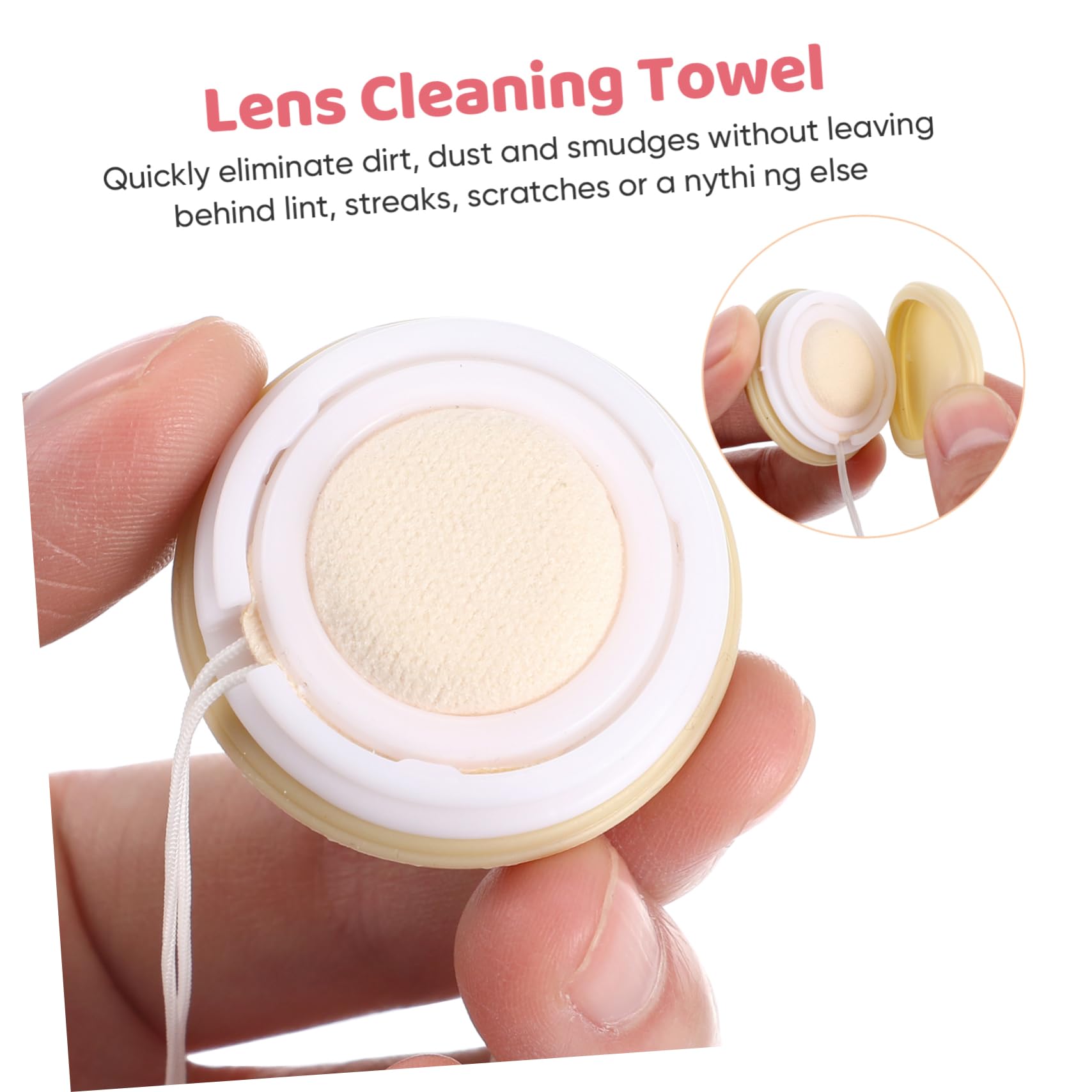 SHERCHPRY 3 Set Tergicristallo Del Telefono Schermi Dei Tamponi Di Pulizia Schermo Occhio Detergente Per Pennelli Per Occhiali Salviette Per Lenti Per Occhiali Colore Casuale 6 Pezzi * 3