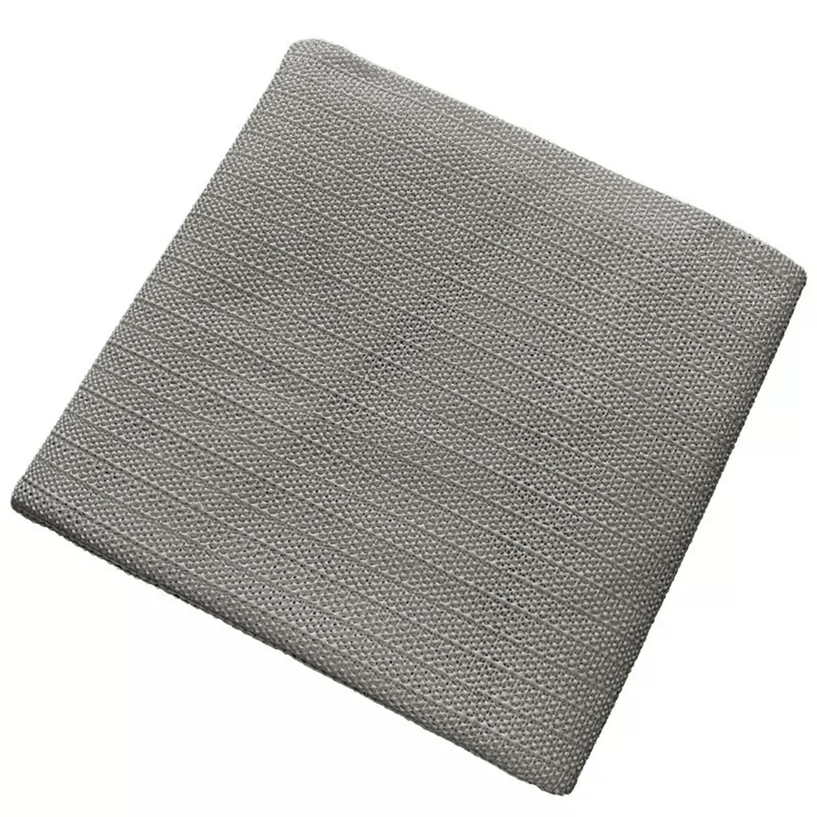 Teppich Antirutschunterlage 170 x 250 cm Waschbare, Wiederverwendbare, Hält Ecken Flach, Zuschneidbar, PVC Teppichgreifer Antirutschmatte/Teppichstopper/Antirutsch Pads für Zuhause, Grau