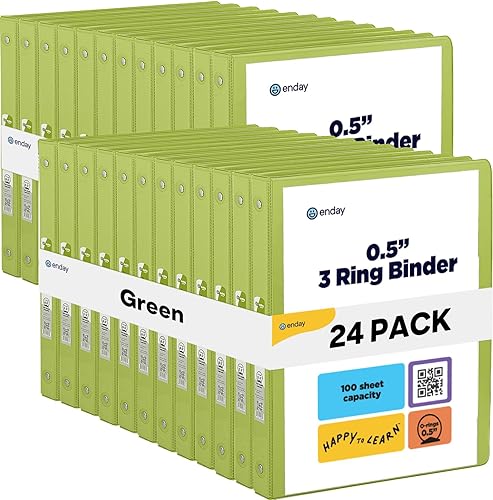 Vista 53 de Carpeta de 3 anillos de 1 pulgada, cubierta transparente de 1 pulgada con 2 bolsillos interiores, carpetas de anillos redondos de colores, en gris