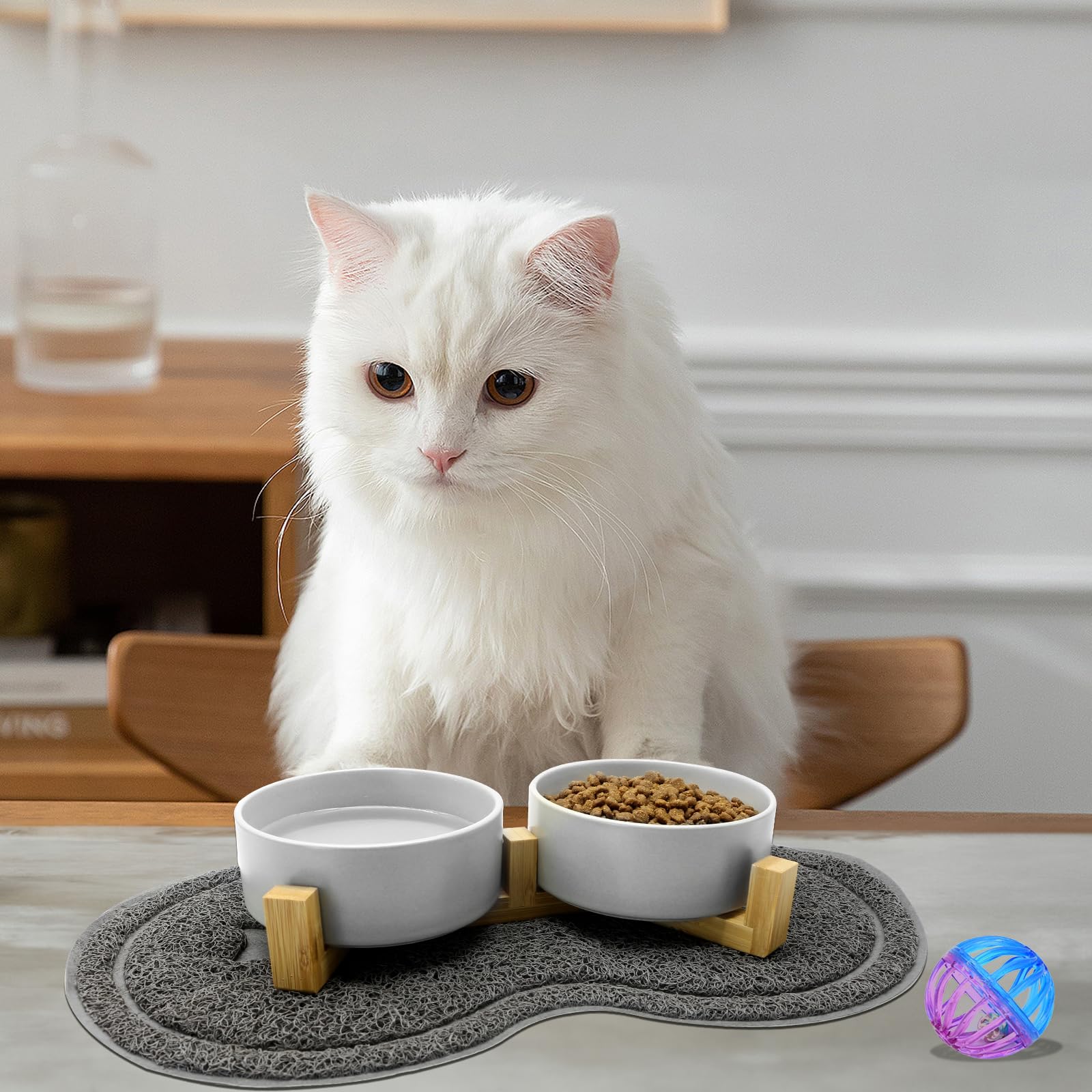 Kälteste Edelstahl-Napf Für Hunde & Katzen – Rutschfeste Unterseite, 1,8 Liter, Epic White
