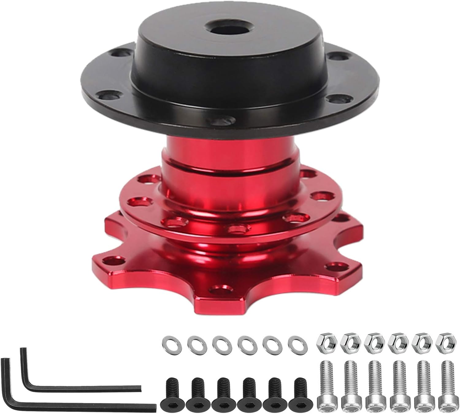 Universal Steering Wheel Quick Release Hub Adapter Snap Off