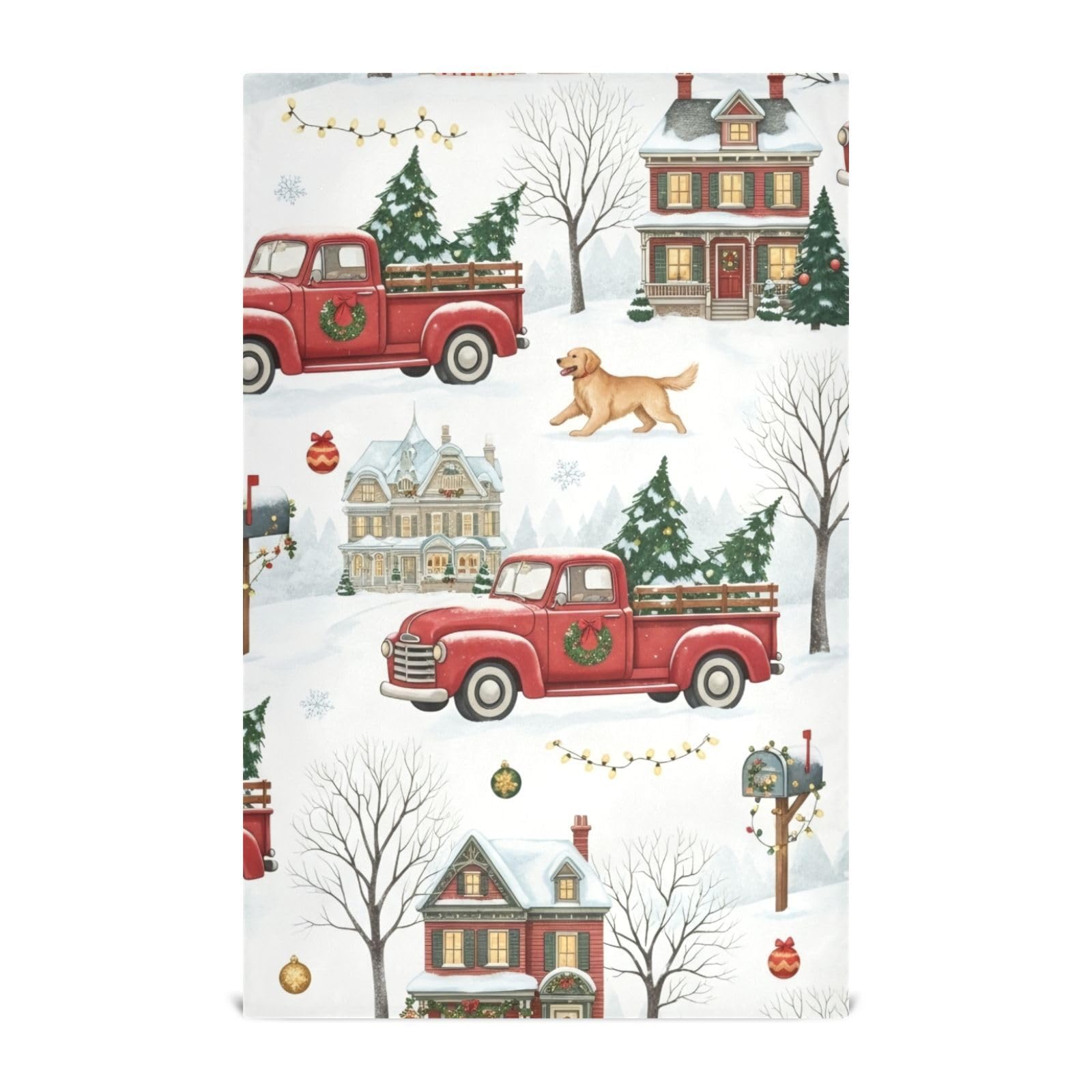 Torchons de Noël vintage mignons idée cadeau maison 71cm