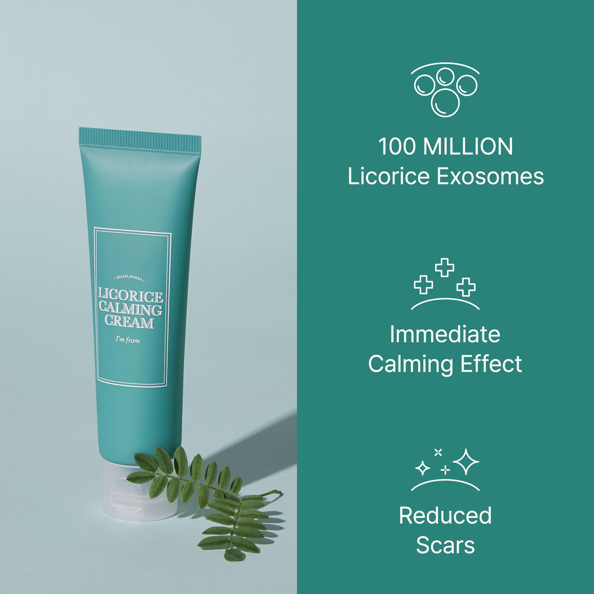 コウシ♡イリスモーク50ml I'm from Licorice Calming Cream, 58% Licorice Exosome, Daily