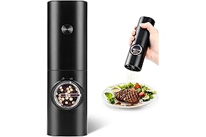Electric Pepper Grinder - Battery Powered Automatic Pepper Mill
