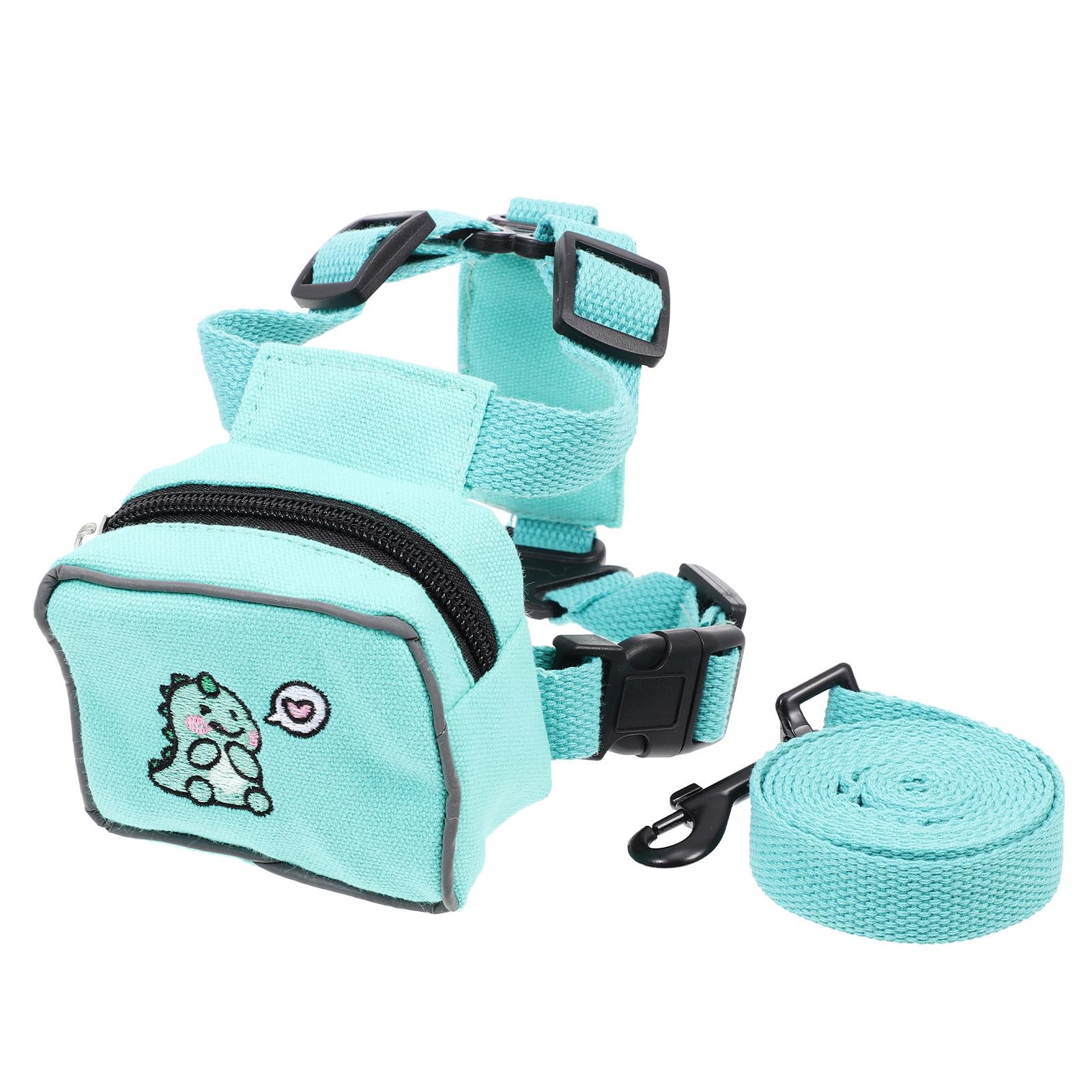 Arnés tipo mochila para gatos Alipis verde ideal para paseos al aire libre