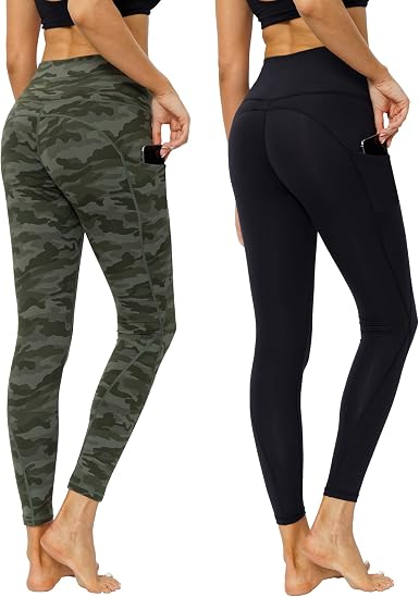 SERHOM Black Camo Yoga Pants 