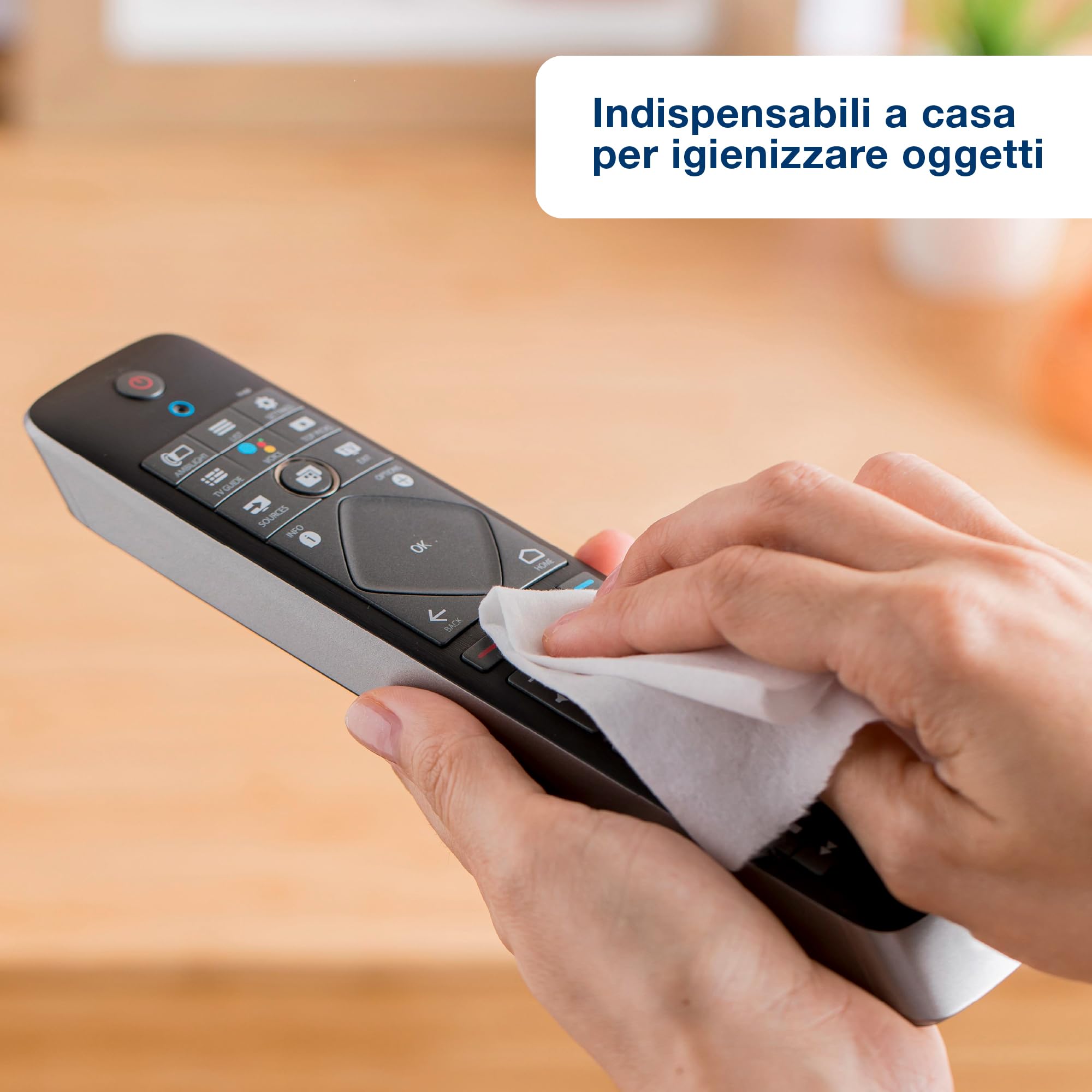 Germo Q360 - Fazzolettini Disinfettanti, Barattolo da 100 Salviettine
