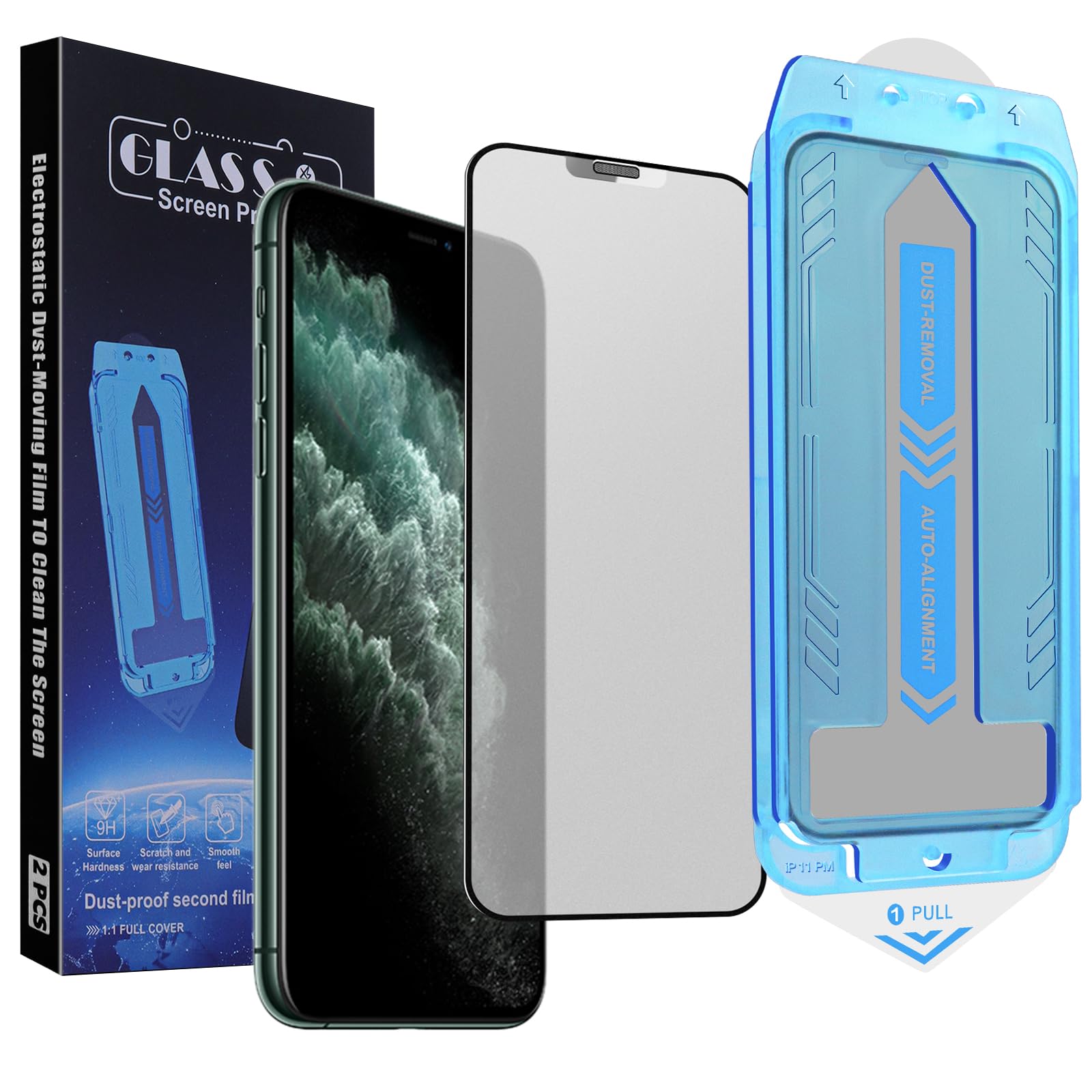 2-Pack Screen Protector for iPhone 11 Pro Max/XS Max Matte 6.5-Inch